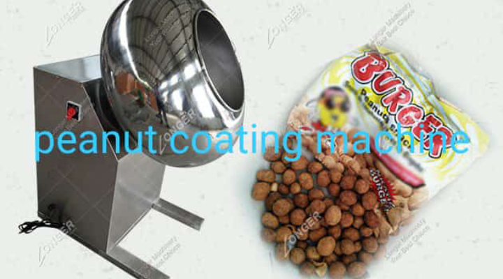 Peanut coating mechine