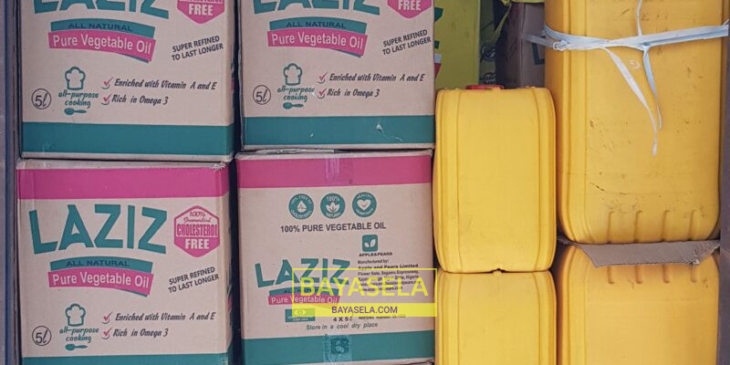 5 Litters Of Laziz Vegetable Oil And Other Sizes O