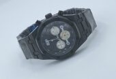 Black Chronograph Bracelet Strap Men’s Wrist Watch