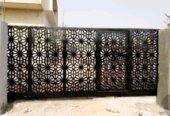 Laser cut gate